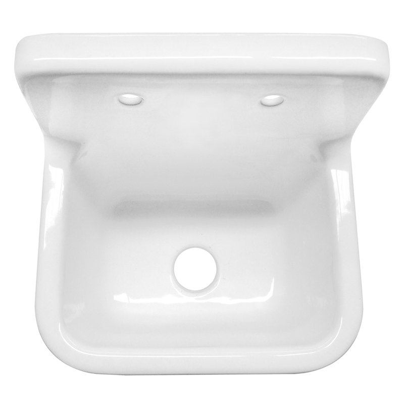 StreamlineBath Cast Iron 22" L x 18" W WallMount Kitchen Sink Wayfair